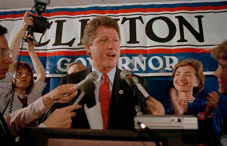 Bill Clinton in 1986.