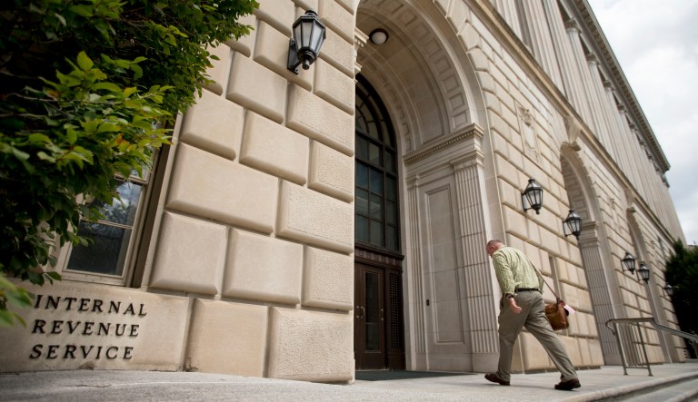 In this Aug. 19, 2015, file photo the Internal Revenue Service Building in Washington.
