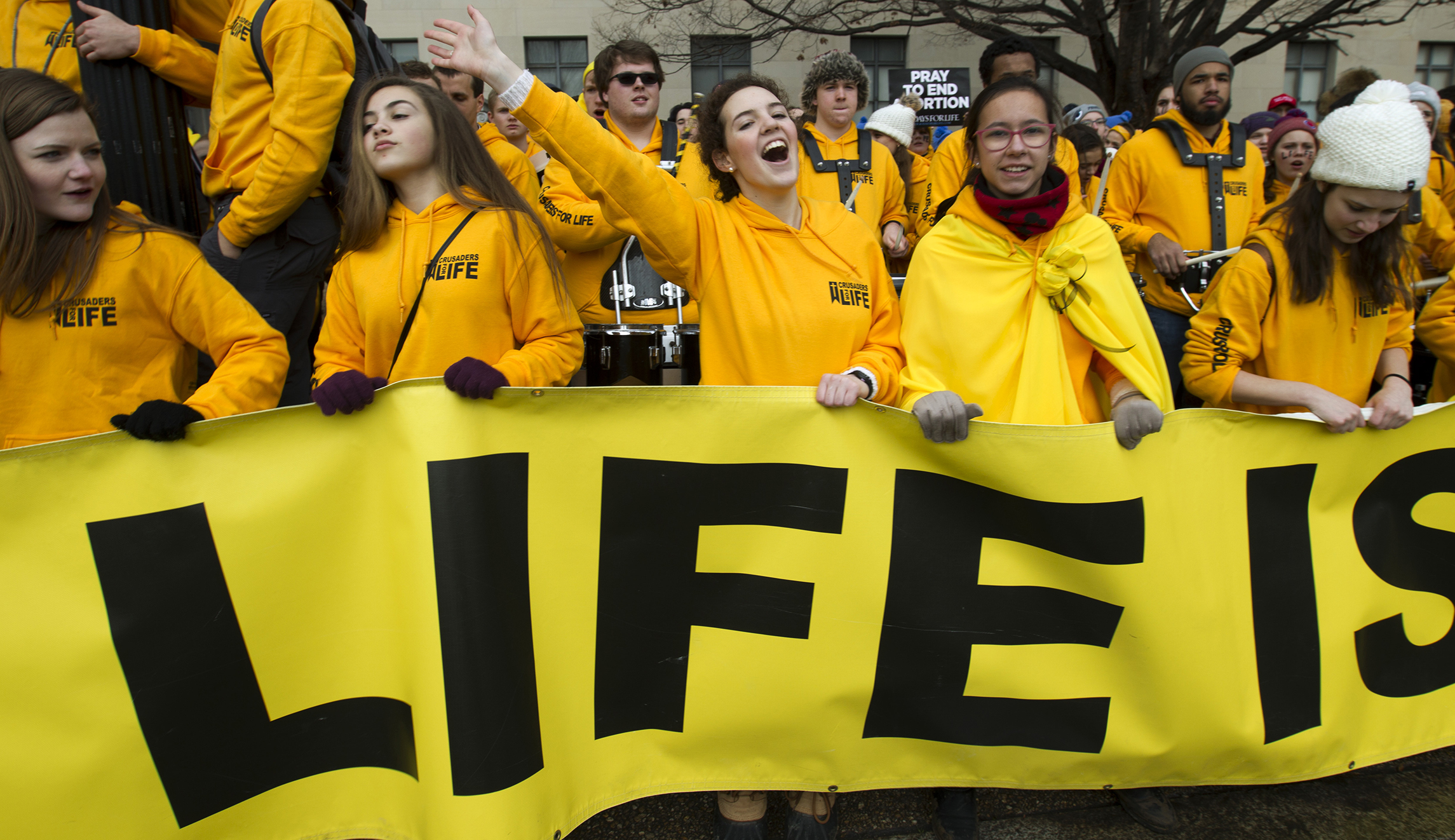 Young women speak on abortion during March for Life
