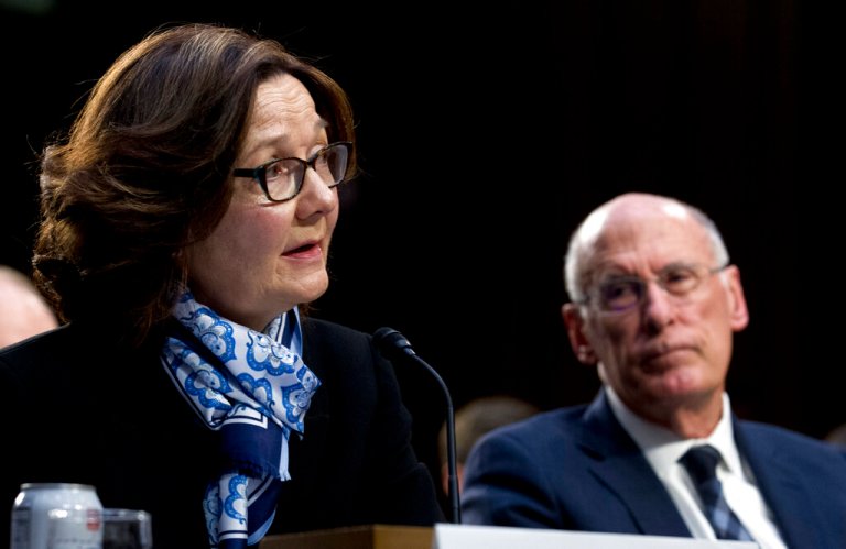 CIA Director Gina Haspel and former Director of National Intelligence Dan Coats.