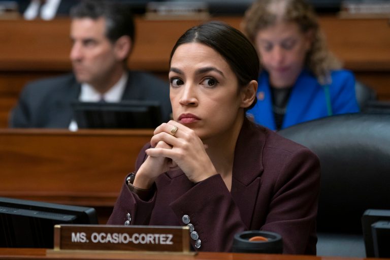 AOC talks a big game, but she’d rather fake being handcuffed than do her job