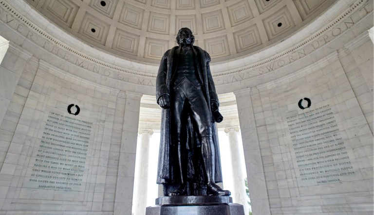 Frederick Douglass would stand up for the Jefferson Memorial