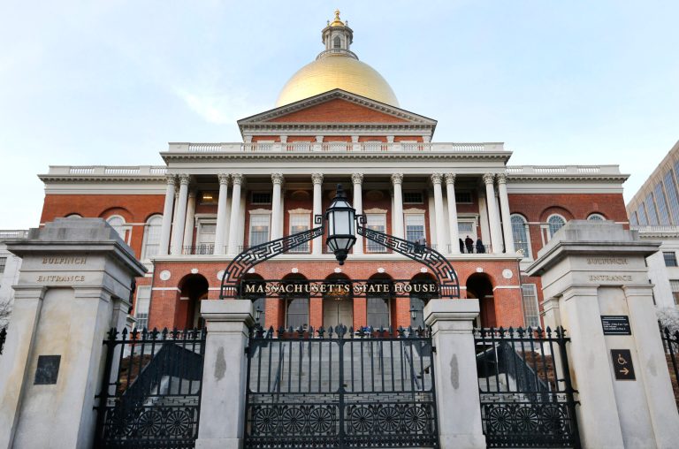 This Wednesday, Jan. 2, 2019, photo shows the Massachusetts Statehouse in Boston.