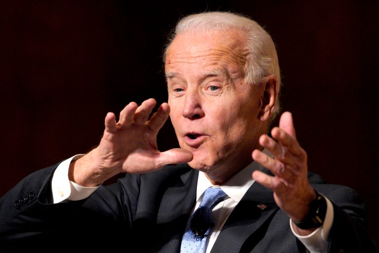 An unusual election model based on Twitter data shows Joe Biden shooting past President Trump.