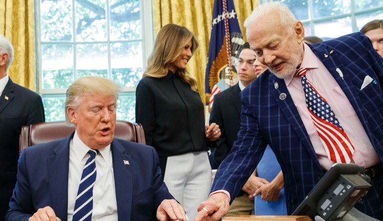 Trump signs executive order encouraging US to mine for minerals on the moon