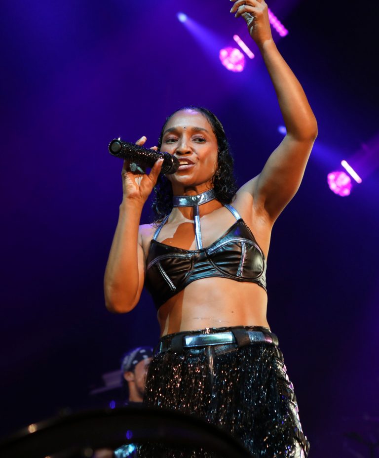 T-Boz and Chilli with TLC performs at Cellairis Amphitheatre at Lakewood on Wednesday, July 24, 2019, in Atlanta.