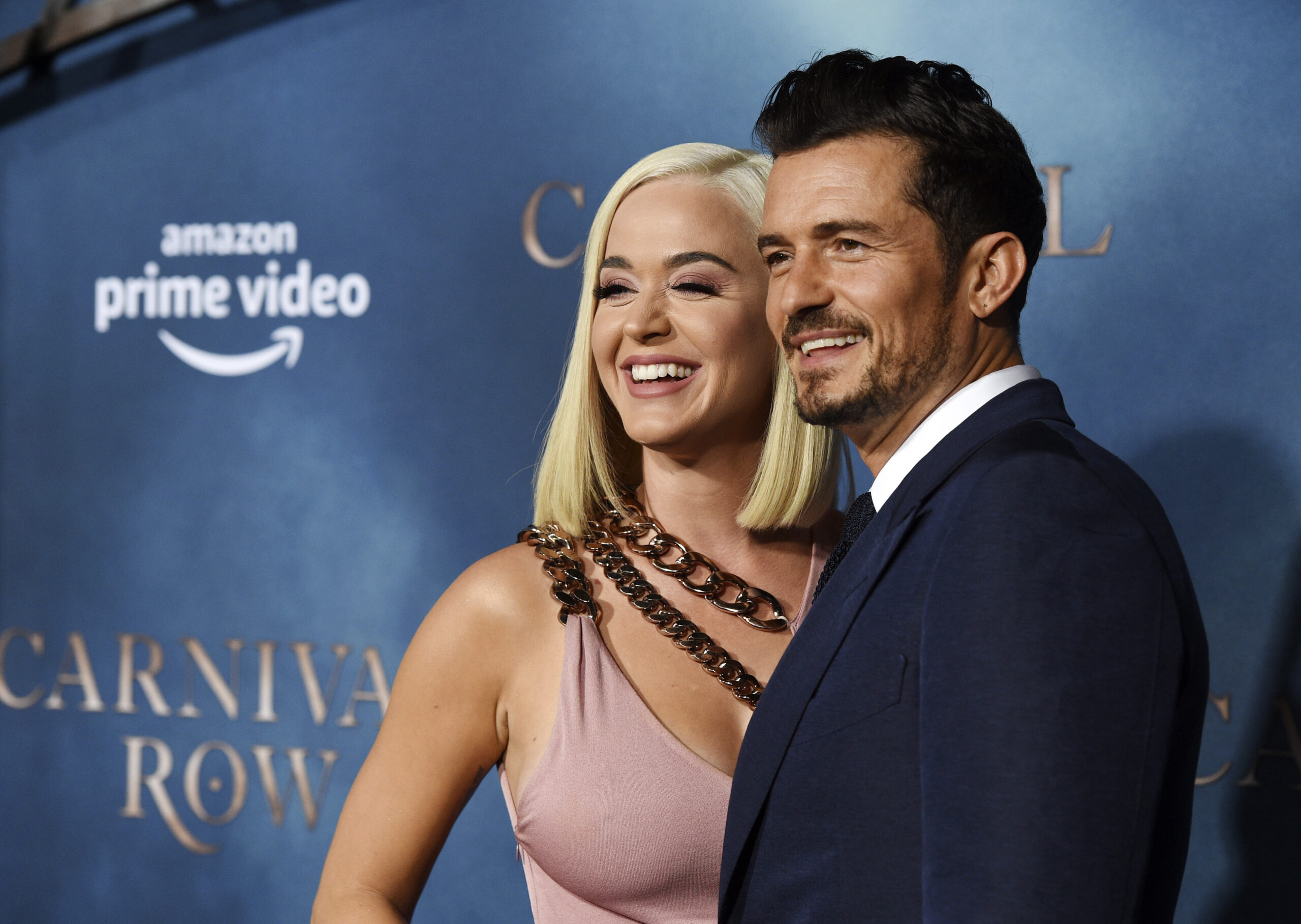 Katy Perry and Orlando Bloom release ad depicting dystopian future in which ‘voting rights bills died in the Senate’