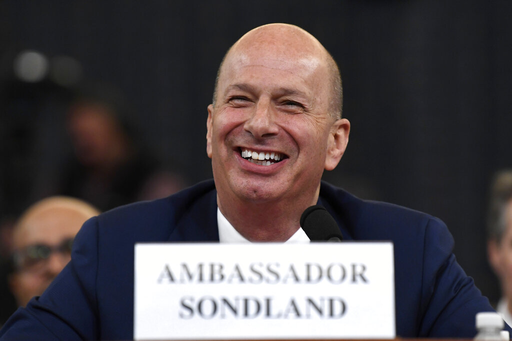 Gordon Sondland: Trump should be ‘kingmaker,’ not candidate