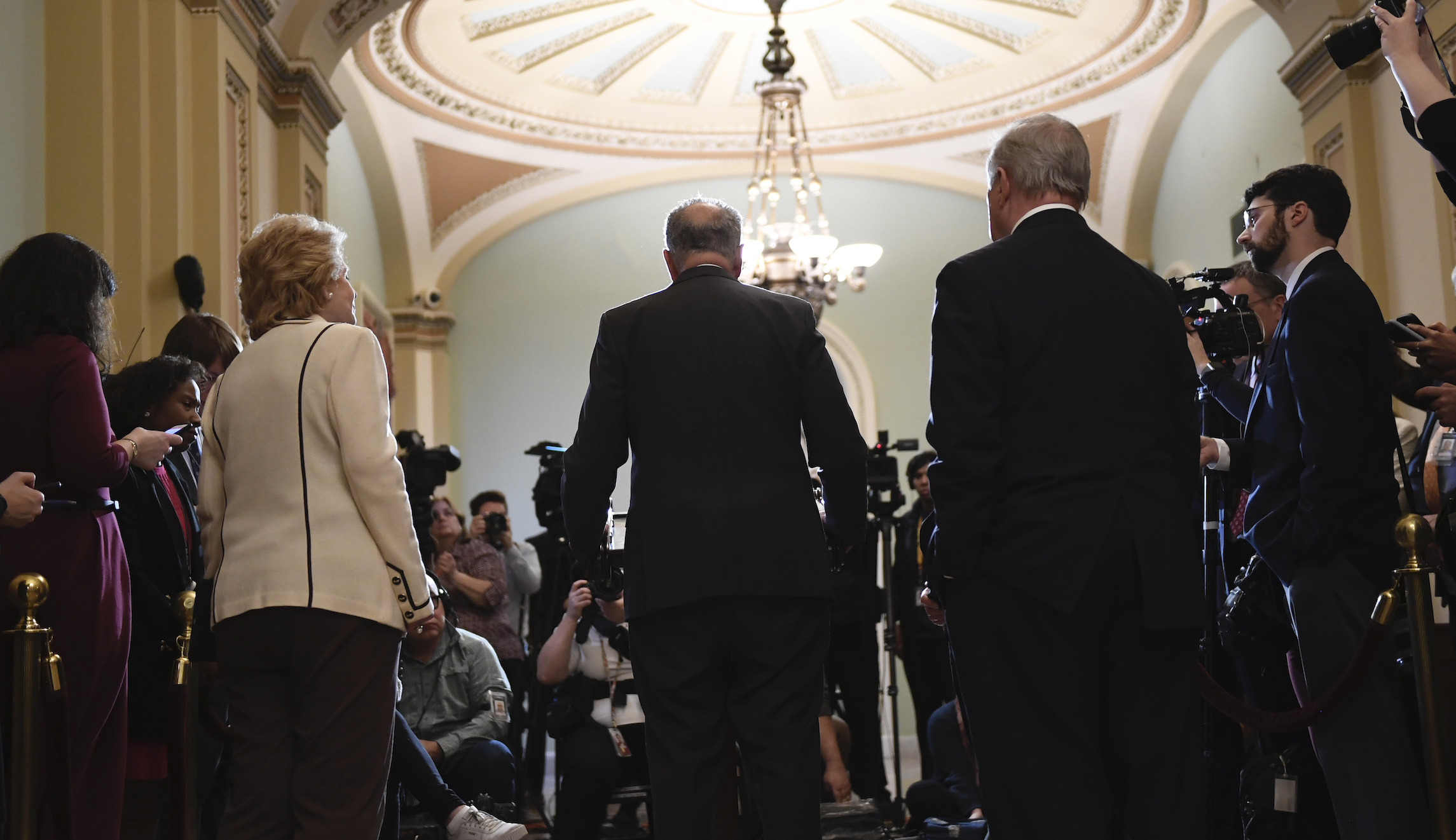 Senators given flashcard with tips to avoid protesters during impeachment