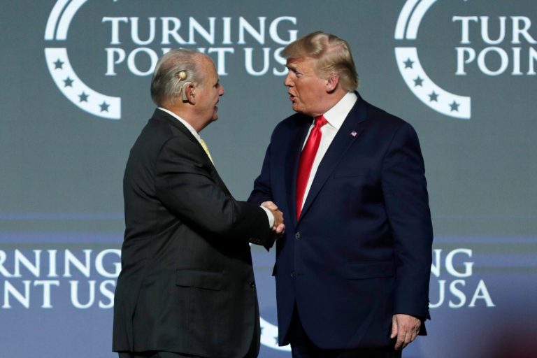 Trump pays respects to Rush Limbaugh during CPAC speech