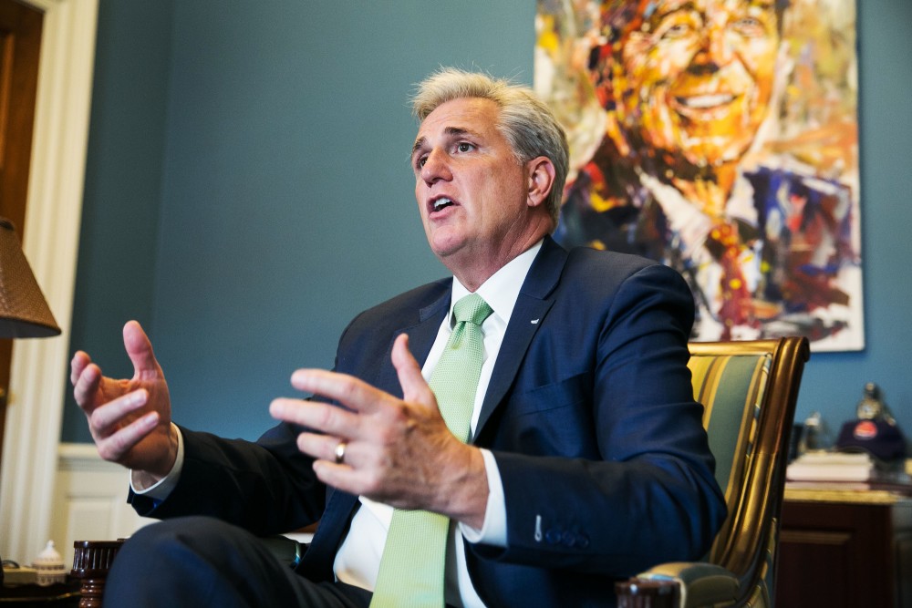 Majority Leader Kevin McCarthy is a shrewd political calculator, and he's redoubled his efforts to help Republicans keep hold of their precarious majority. And he keeps alive his allied hope of replacing Rep. Paul Ryan as speaker of the House.