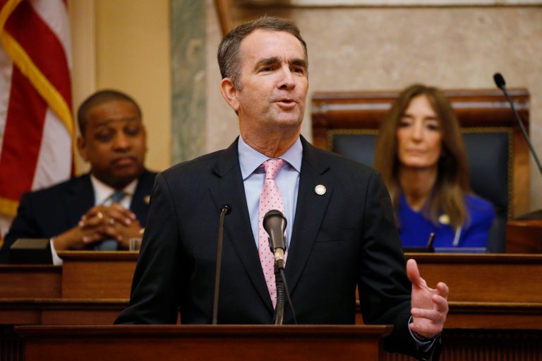 Virginia Gov. Ralph Northam declared a temporary emergency banning all weapons, including guns, from Capitol Square ahead of a massive rally planned next week over gun rights.