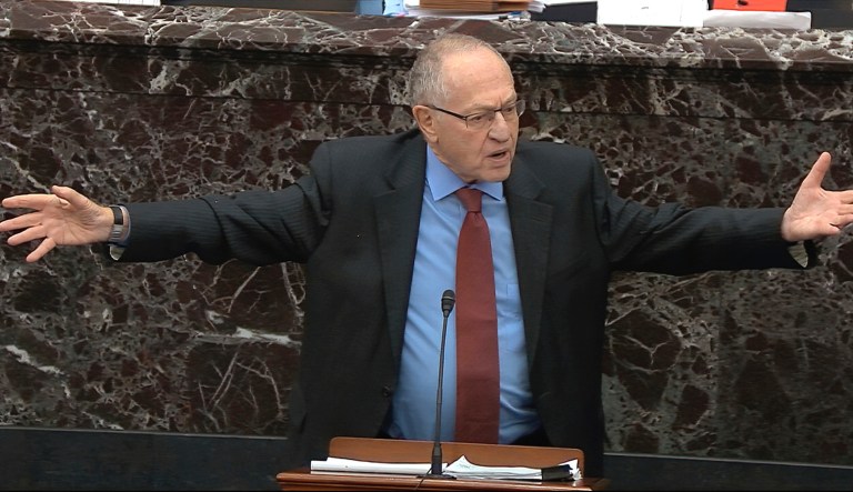 ‘Deliberately wrenched out of context’: Dershowitz defends ‘public interest’ impeachment argument