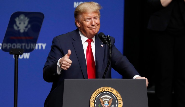 It took a pandemic to wipe out Trump’s economic gains, which says a lot