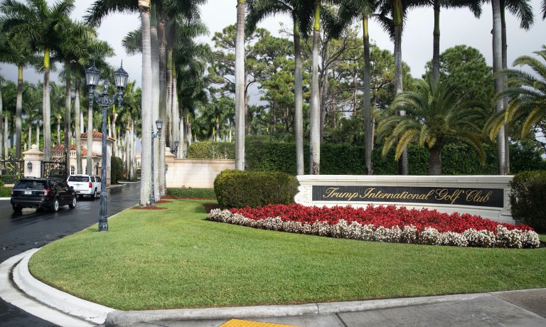 Trump plays frequently at his West Palm golf club when he stays at Mar-a-Lago.