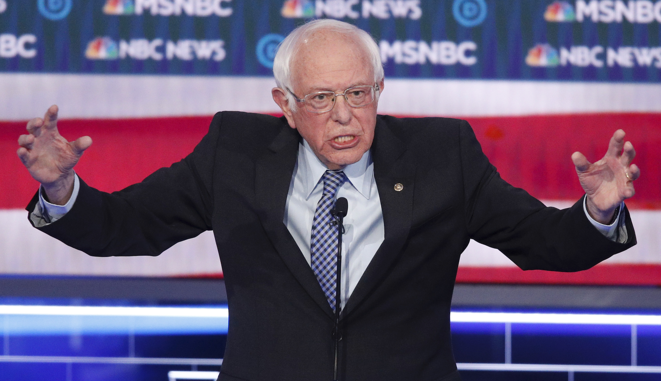 Bernie Sanders doubles down on health record secrecy, attacks Bloomberg