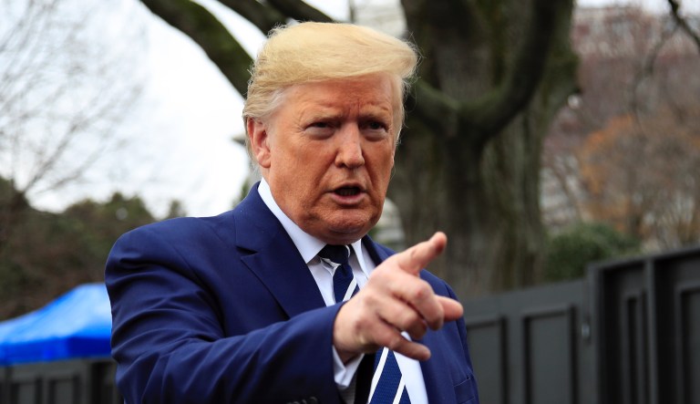 Trump gives $100K salary donation to HHS for coronavirus fight