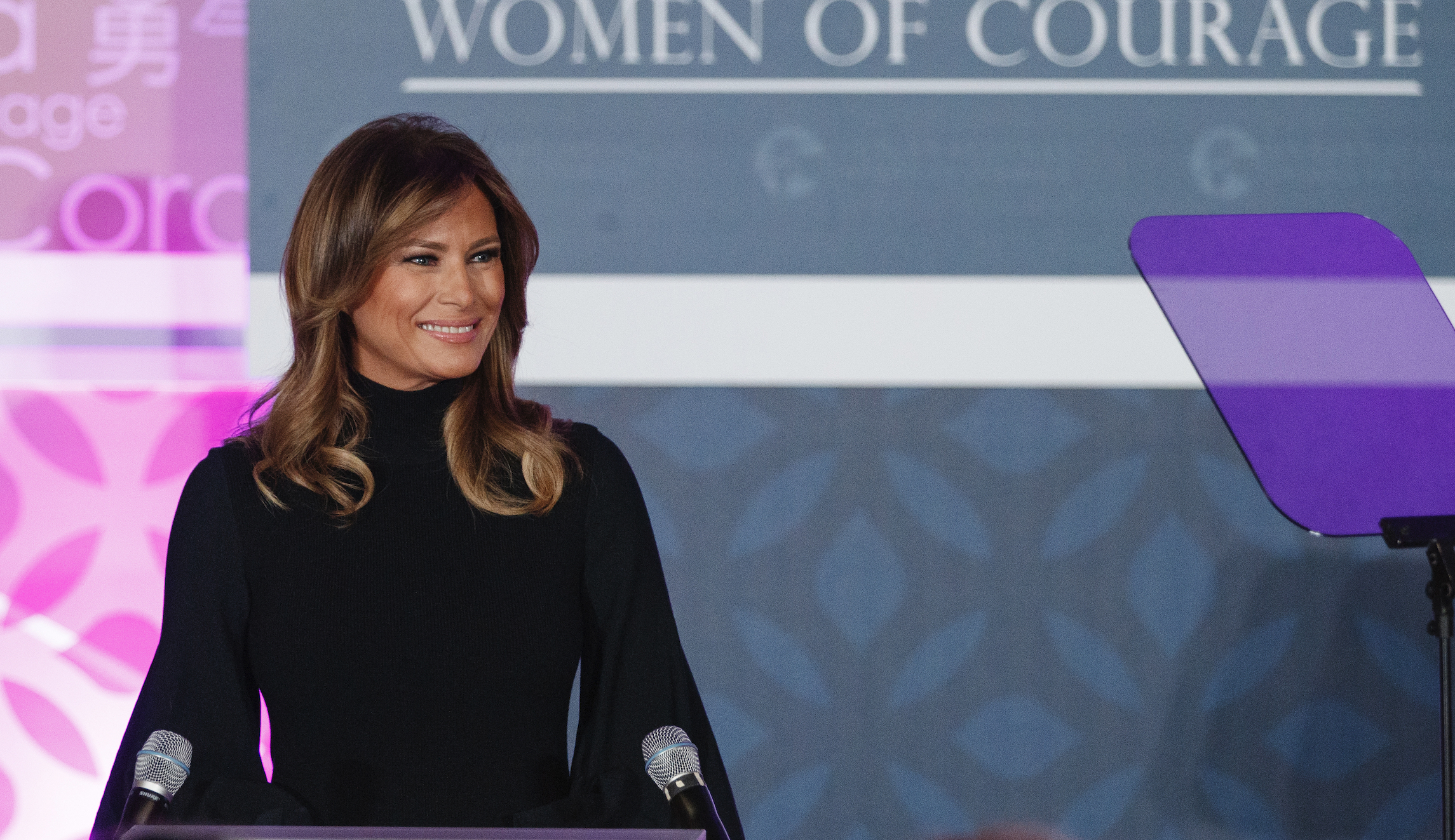 Melania Trump: ‘I’m proud of what this country continues to do for women’