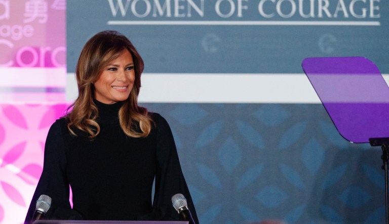Melania Trump: ‘I’m proud of what this country continues to do for women’