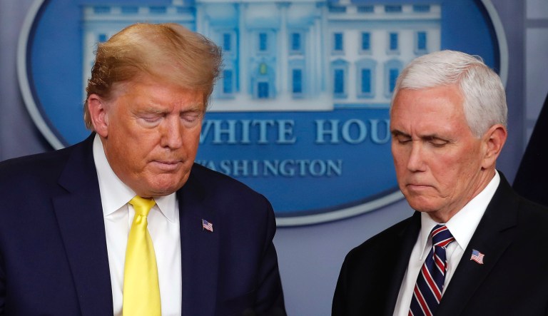 Pence says Pentagon can help with hospital bed shortages