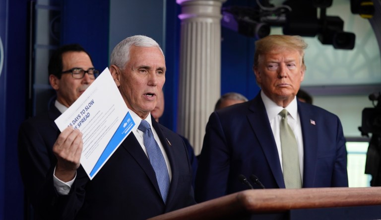 Pence calls on construction companies to donate masks to hospitals during coronavirus outbreak