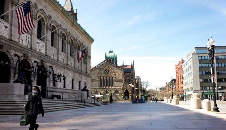 White supremacist group marches through Boston