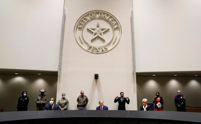 WATCH: Man in scrubs raps pro-vaccine bars at city council meeting