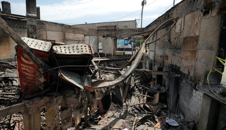 Body found in rubble of building torched during George Floyd riots in Minneapolis
