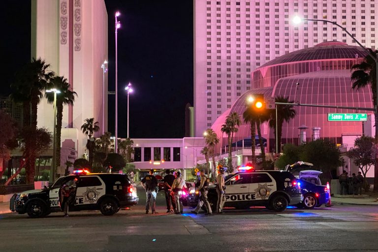 Family says Las Vegas police officer shot during protests is awake but still paralyzed
