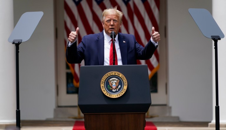 Trump responds to crisis with real police reform. Biden offers hollow lip service