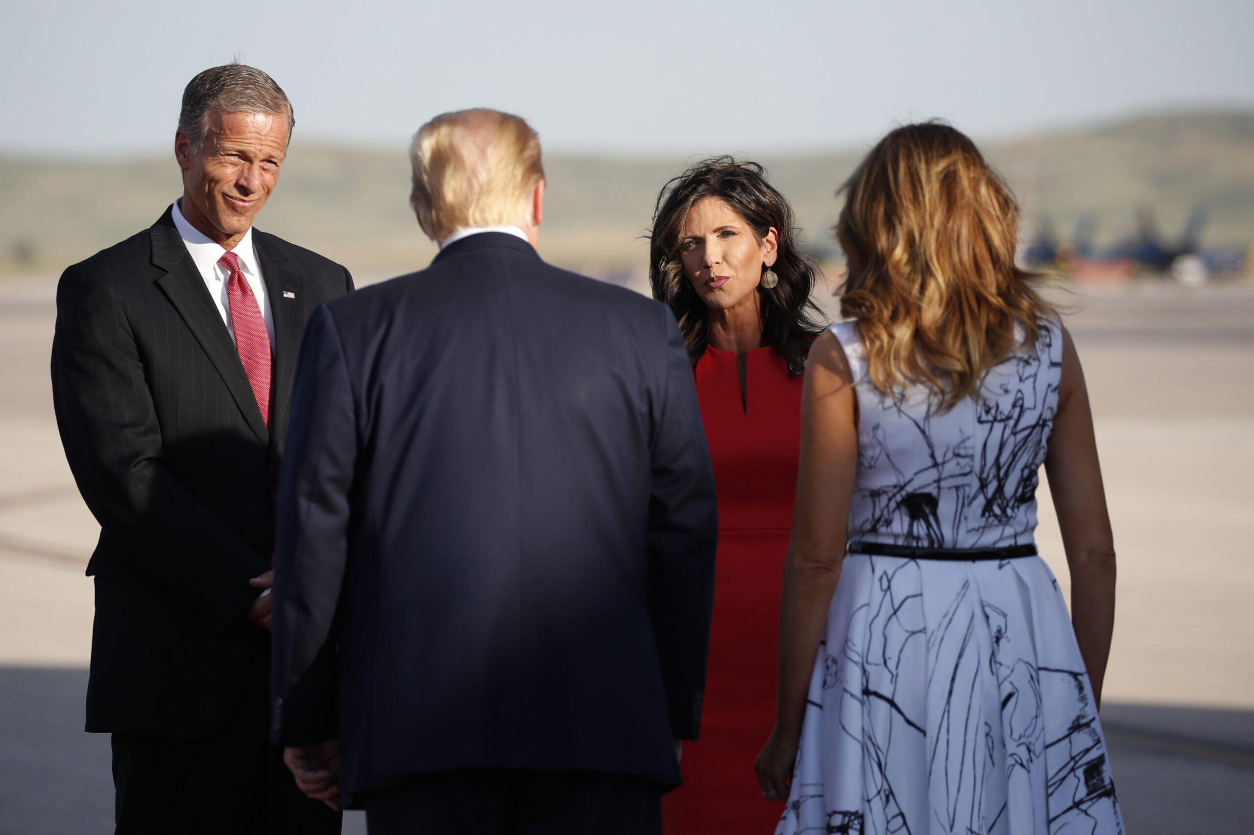 On his way out, Trump fractures the GOP