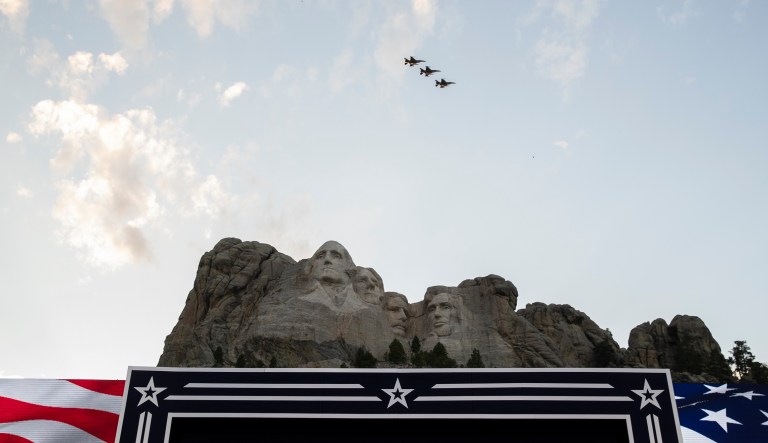 Trump’s Rushmore speech was monumentally splendid