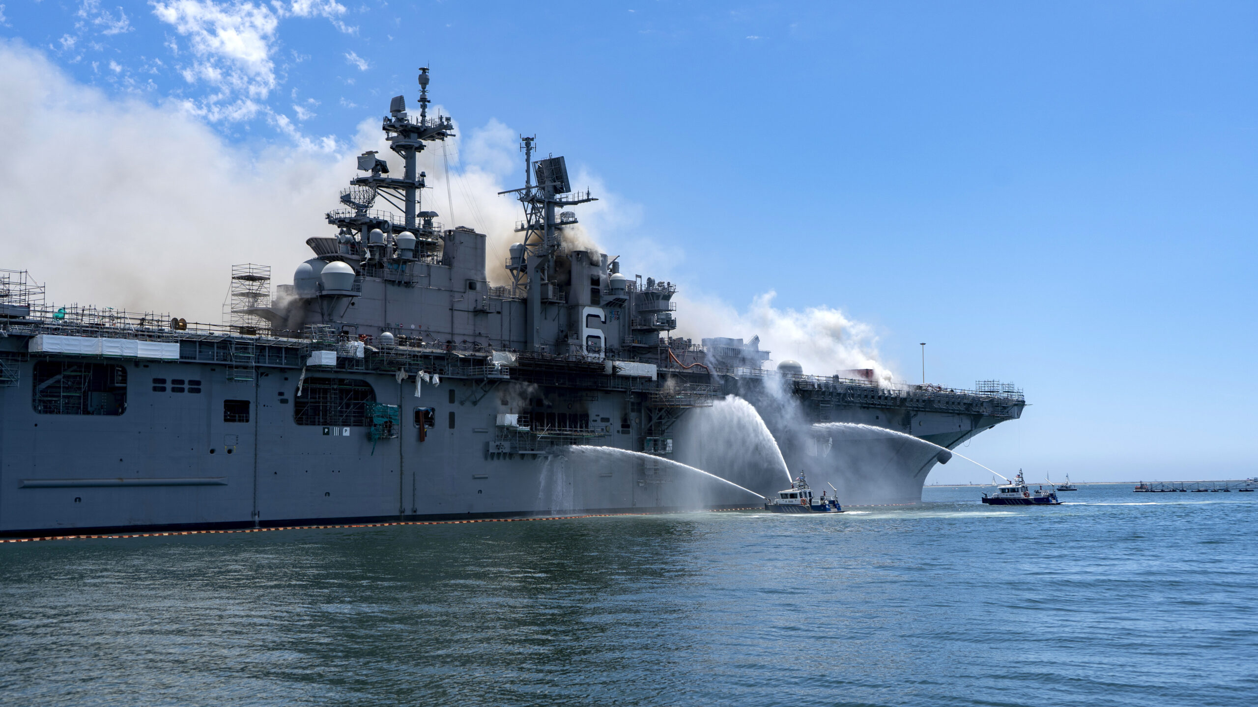Navy investigation faults dozens in fire that destroyed USS Bonhomme Richard: Report