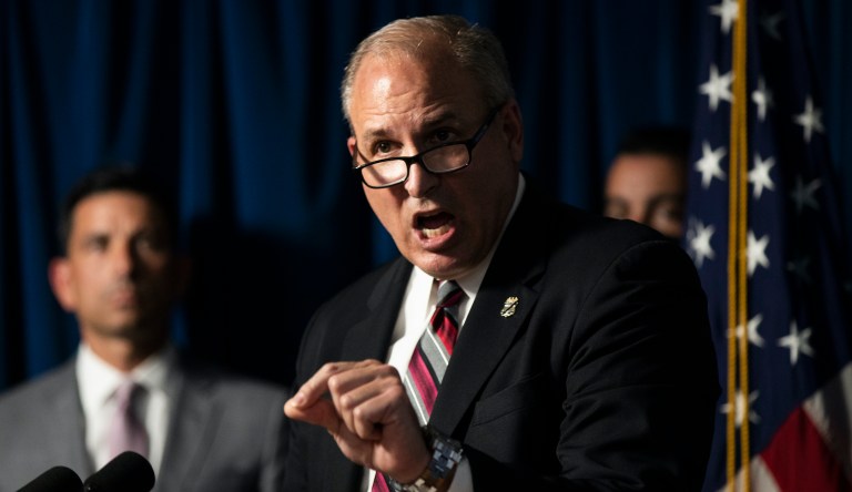 Acting Commissioner of U.S. Customs and Border Protection Mark Morgan said today that Twitter is "out of control" for shutting down his account after he praised construction of the wall.