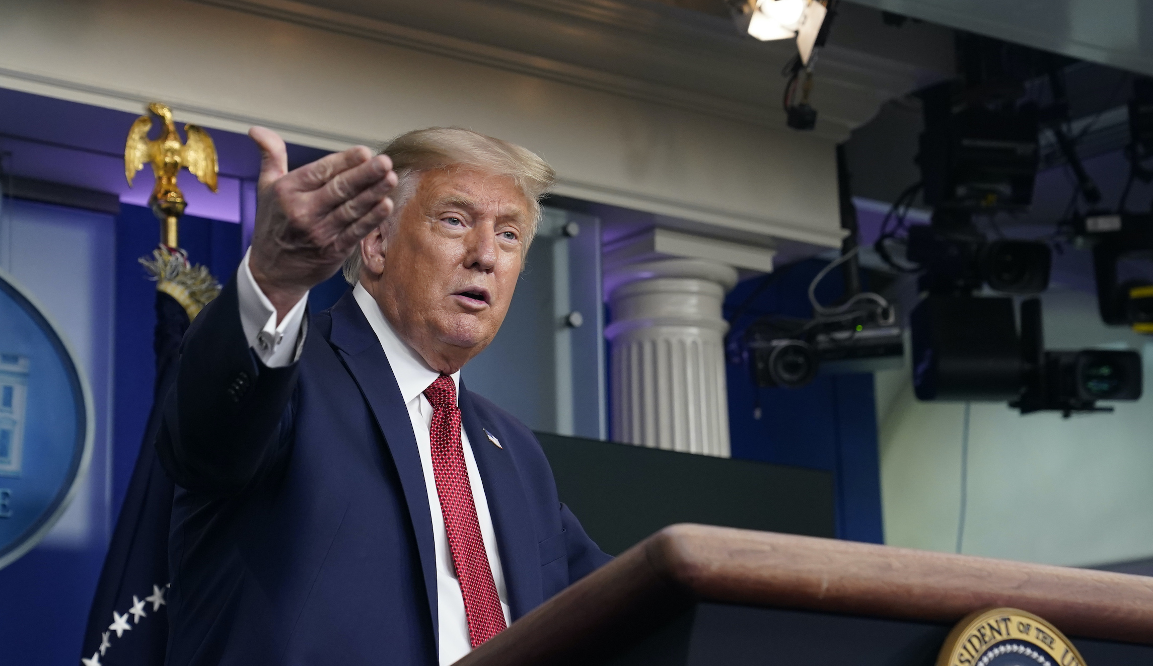 Trump says he is ‘inclined’ to delay G-7 summit until after 2020 election
