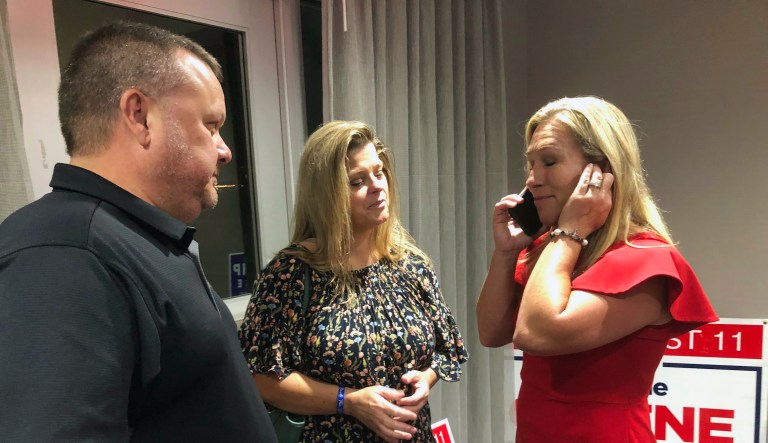 QAnon-tied GOP candidate vows to ‘kick that b—-‘ Pelosi out of Congress after winning primary