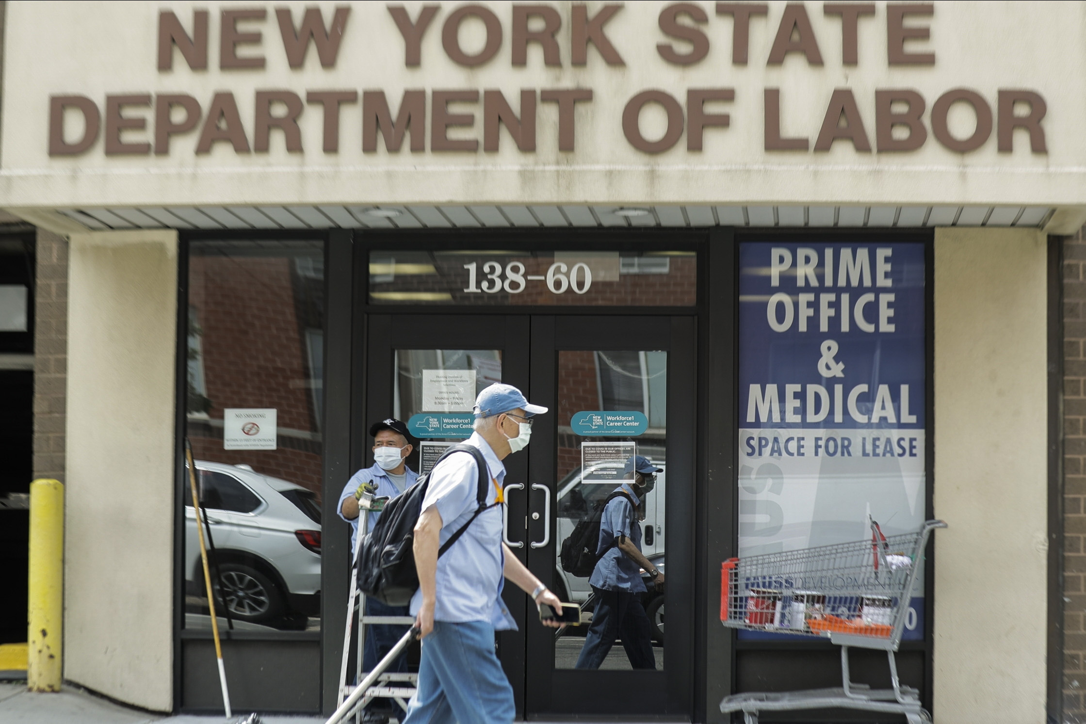 New York continuing to struggle with river of jobless claims