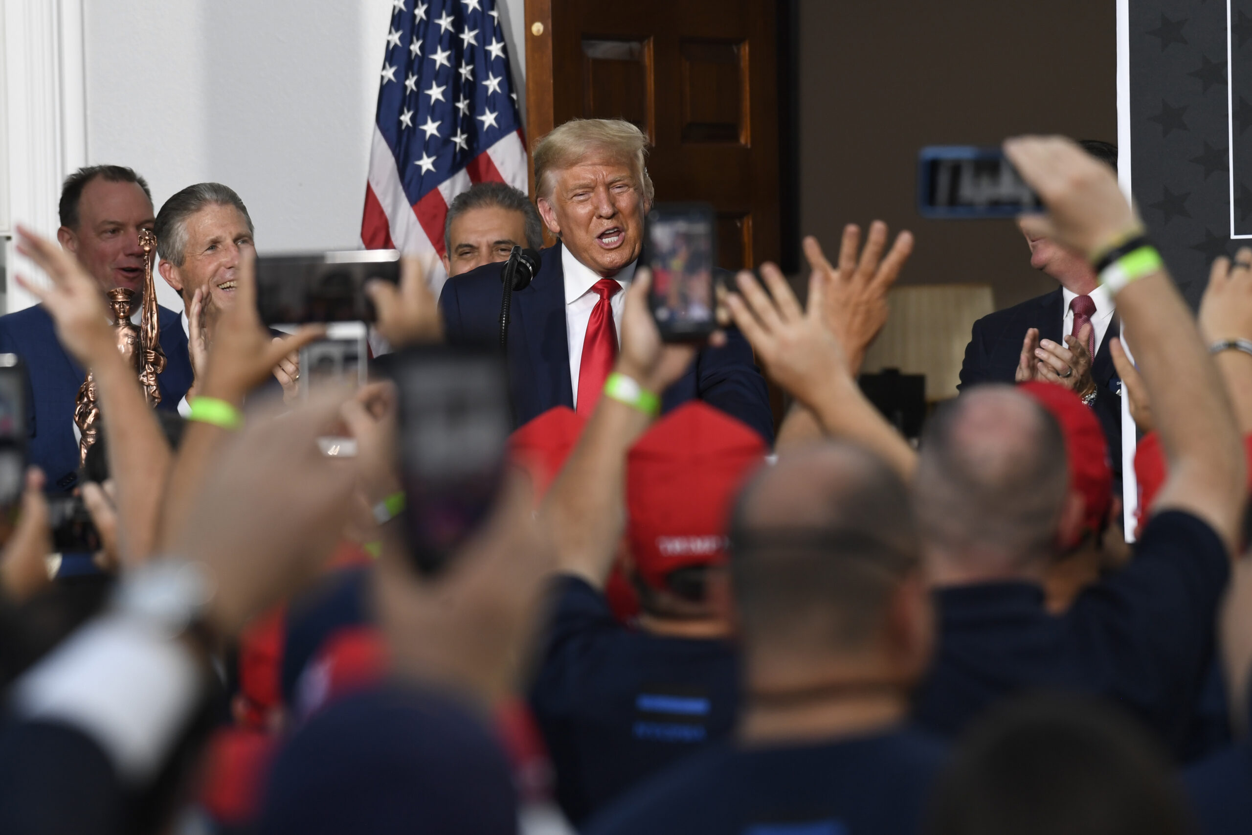 ‘We need your strong voice across the country’: NYPD union endorses Trump