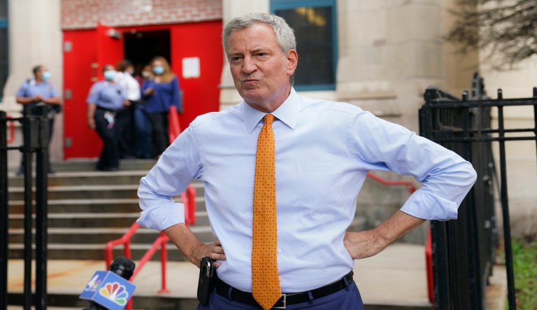 Bill de Blasio furloughs himself and nearly 500 staff for one week to help curb budget shortfalls