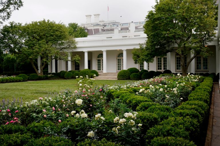‘Crazy conspiracy theories’ on Twitter that Melania’s White House Rose Garden redesign spells out ‘KKK’