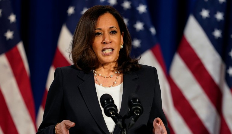 Kamala Harris prebuts Trump’s convention address with racial justice-focused speech