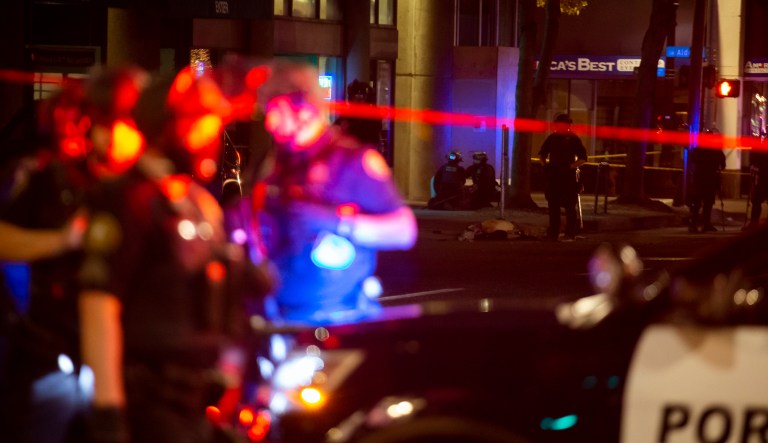 Man shot and killed in Portland where pro-Trump car caravan clashed with counterprotesters