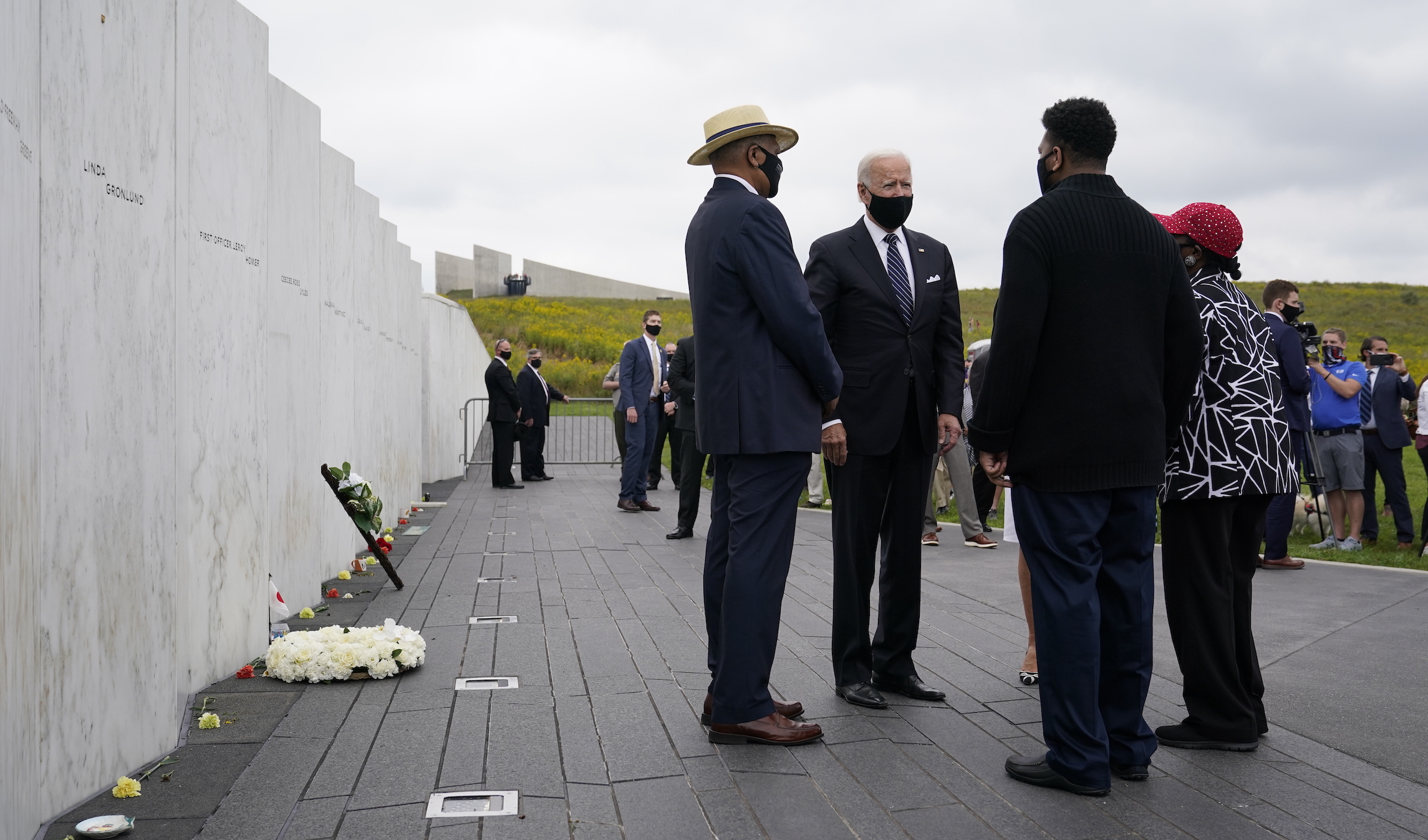 Biden is consoler in chief to Trump’s commander in chief at Shanksville 9/11 memorial