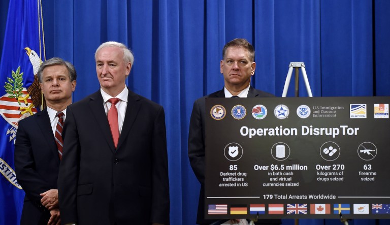 DOJ seizes $6.5M and arrests dozens in global opioid sting