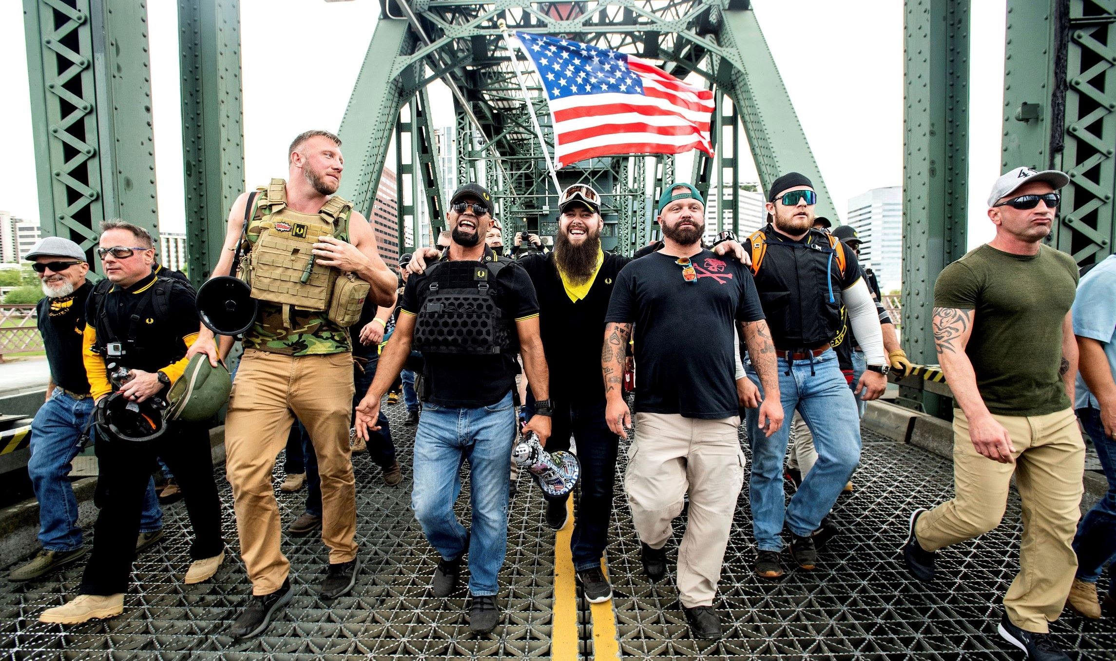 Proud Boys and QAnon followers face identity crisis and turn on Trump