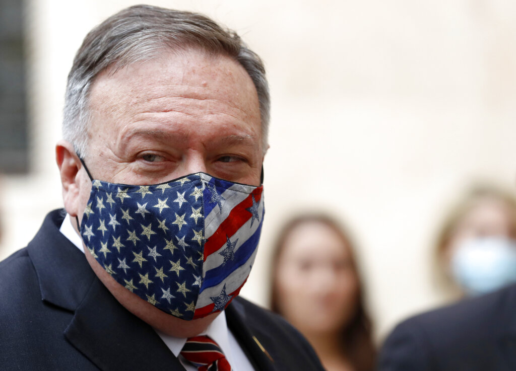 Pompeo tests negative for COVID-19 but reevaluating travel schedule