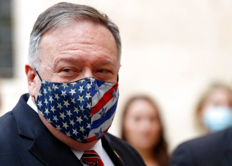 Pompeo tests negative for COVID-19 but reevaluating travel schedule