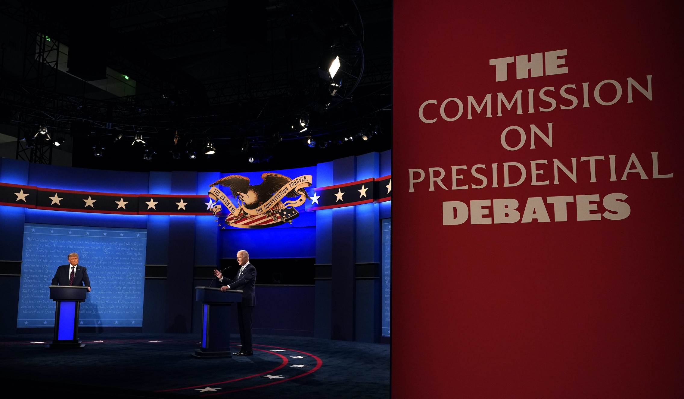 Georgia voters roll their eyes at Trump-Biden debate flap