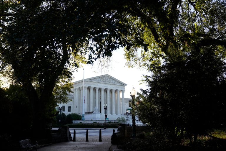 The Supreme Court is seen in Washington, Monday, Oct. 5, 2020. (AP Photo/J. Scott Applewhite)