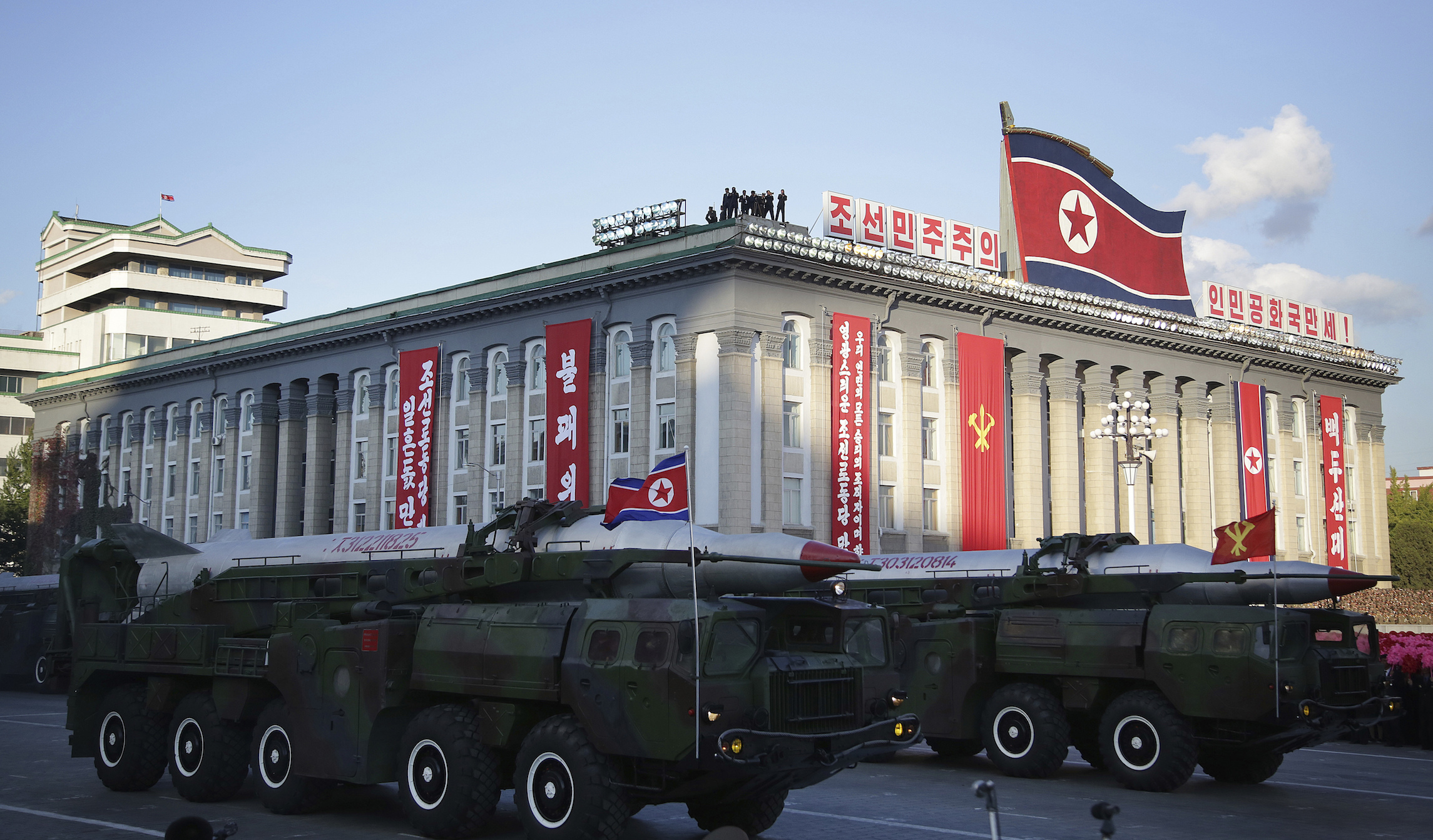 North Korea shows off ‘monster’ intercontinental ballistic missile at military parade